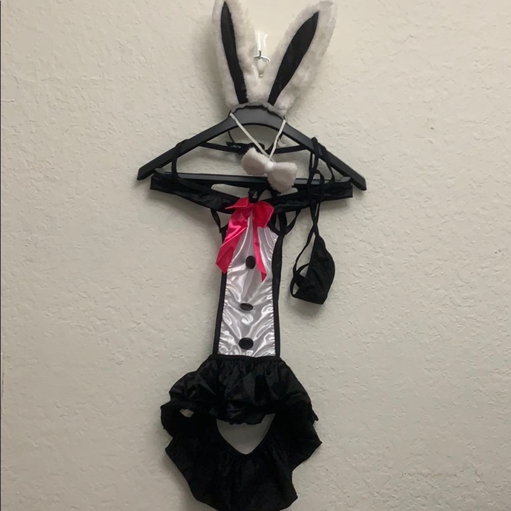 Bunny Halloween Costume Lingerie One Size